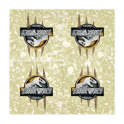 Servetten Jurassic World, 33x33 cm, mix van Partydeco koop je bij Partywinkel