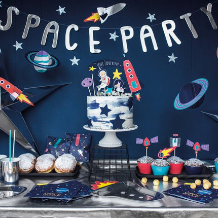 Servetten Space 33cm 20st van Partydeco koop je bij Partywinkel