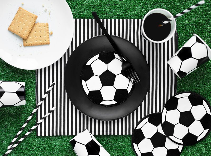 Servetten Voetbal 13,5cm 20st van Partydeco koop je bij Partywinkel