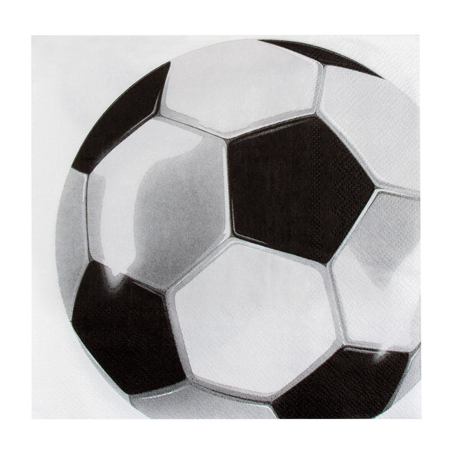 Servetten Voetbal Papier 33cm van Boland koop je bij Partywinkel