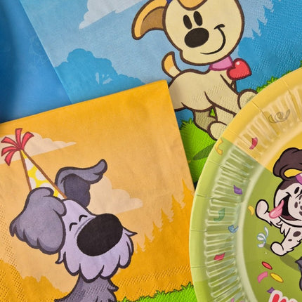 Servetten Woezel & Pip 33cm 20st van Haza Witbaard koop je bij Partywinkel