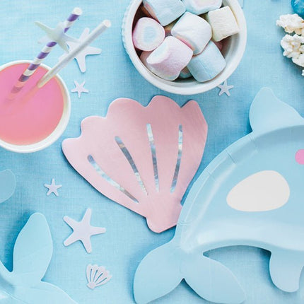 Servetten Zeeschelp 13cm 20st van Partydeco koop je bij Partywinkel