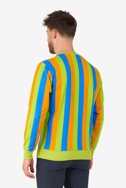 Sesamstraat Bert & Ernie Trui Heren Multicolor van OppoSuits koop je bij Partywinkel