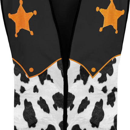 Sherrif Vest Zwart Wit Kind Cowboy van Fiestas Guirca koop je bij Partywinkel