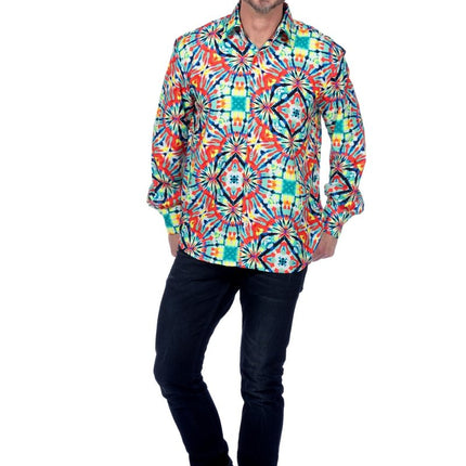 Hippie 60S Blouse Heren van Wilbers & Wilbers koop je bij Partywinkel