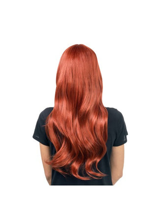 Sienna Wig, Mahogany Red-Brown, 68 cm