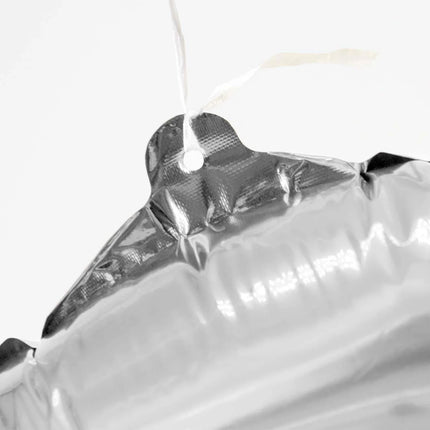 0 Year Number Balloon, Silver, Empty, 85 cm