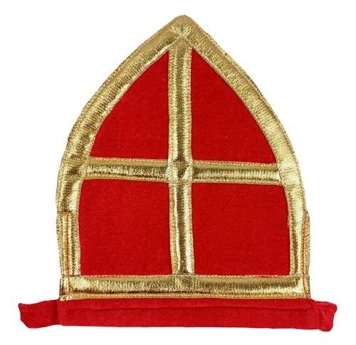 Sinterklaas Mijter 25cm van Haza Witbaard koop je bij Partywinkel