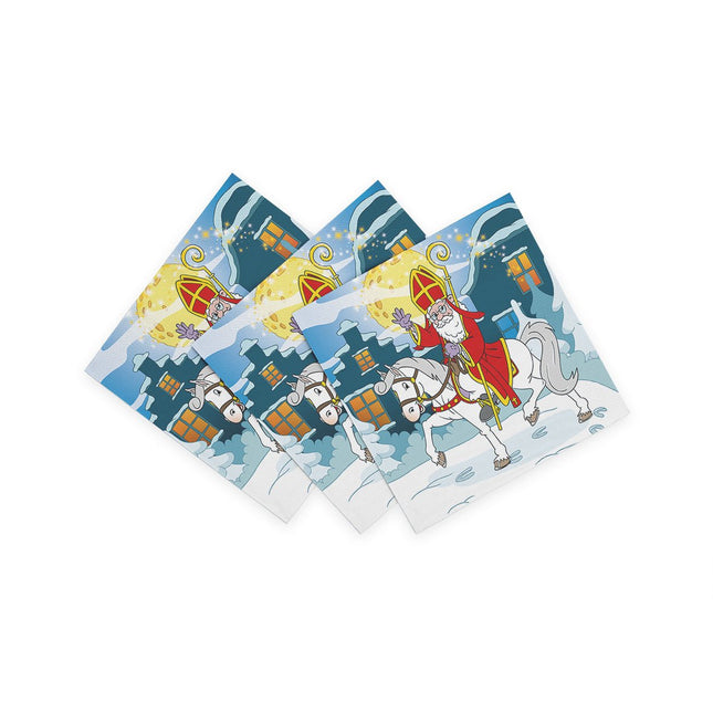 Sinterklaas Servetten 33cm 20st van WeFiesta koop je bij Partywinkel