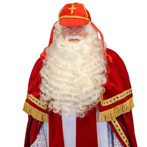 Sinterklaas Werkmijter van Haza Witbaard koop je bij Partywinkel