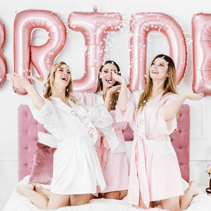 Sjerp Bride To Be Rose Goud 75cm van Partydeco koop je bij Partywinkel