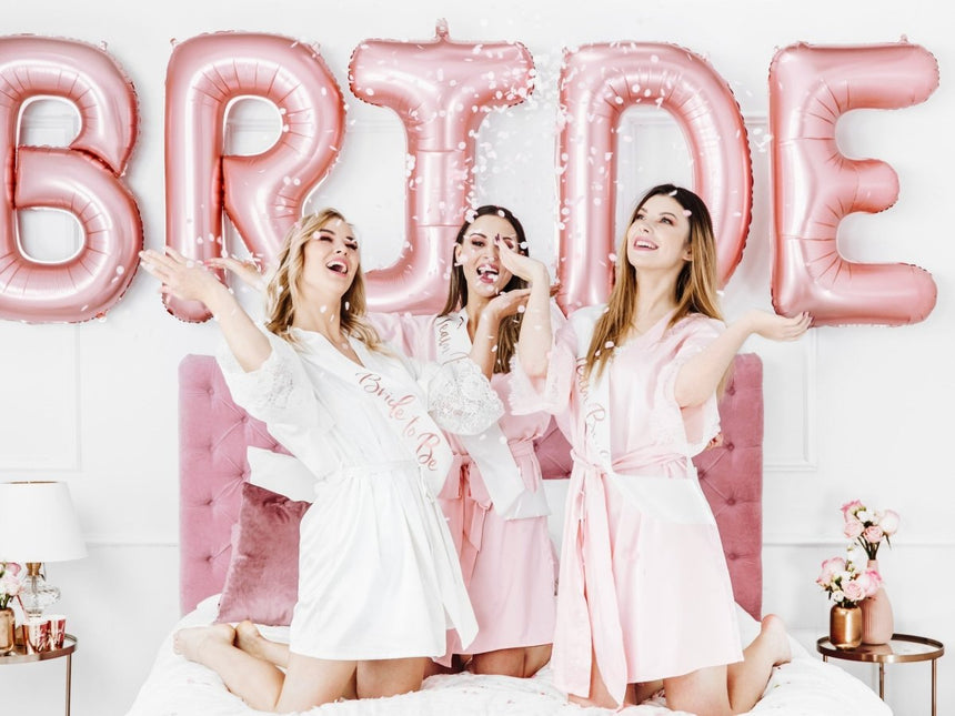 Sjerp Bride To Be Rose Goud 75cm van Partydeco koop je bij Partywinkel