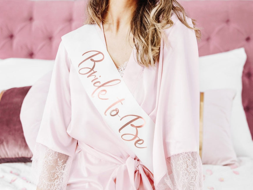 Sjerp Bride To Be Rose Goud 75cm van Partydeco koop je bij Partywinkel