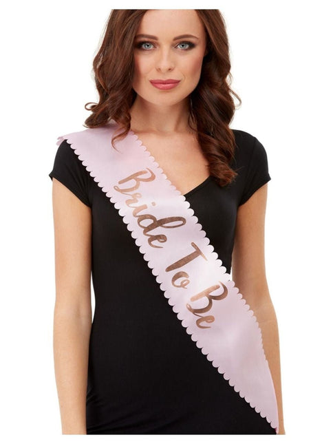 Sjerp Bride To Be Roze Goud van Smiffys koop je bij Partywinkel