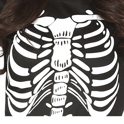 Skelet Halloween Jurk Dames van Fiestas Guirca koop je bij Partywinkel