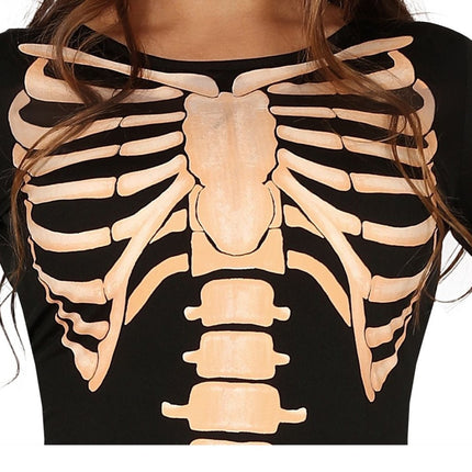 Skelet Halloween Kostuum Dames Jumpsuit van Fiestas Guirca koop je bij Partywinkel