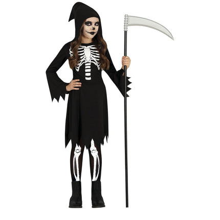 Skelet Halloween Kostuum Kind Zwart van Fiestas Guirca koop je bij Partywinkel