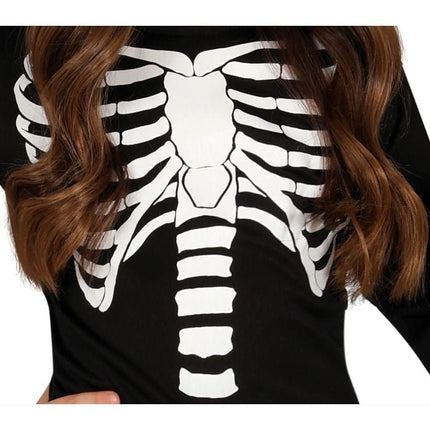 Skelet Halloween Kostuum Kind Zwart van Fiestas Guirca koop je bij Partywinkel