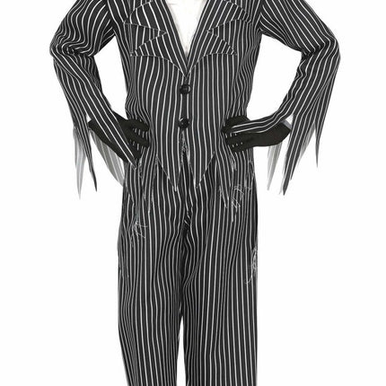Skelet Halloween Kostuum Kind Zwart Wit van Fiestas Guirca koop je bij Partywinkel