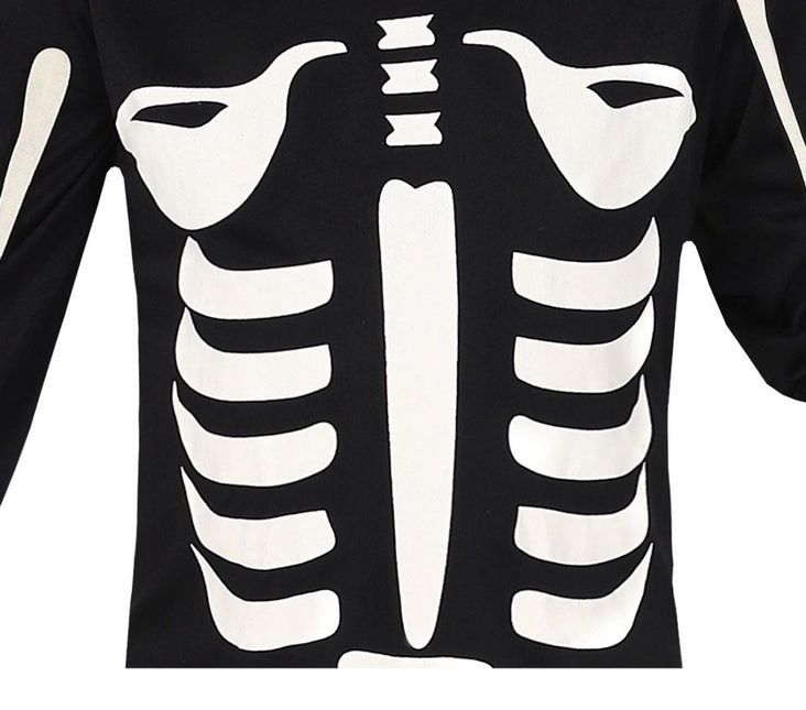 Skelet Halloween Kostuum Kind zwart - wit van Fiestas Guirca koop je bij Partywinkel