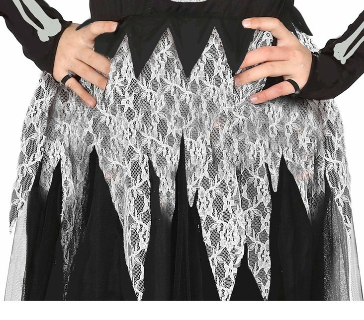Skelet Halloween Kostuum Meisje van Fiestas Guirca koop je bij Partywinkel