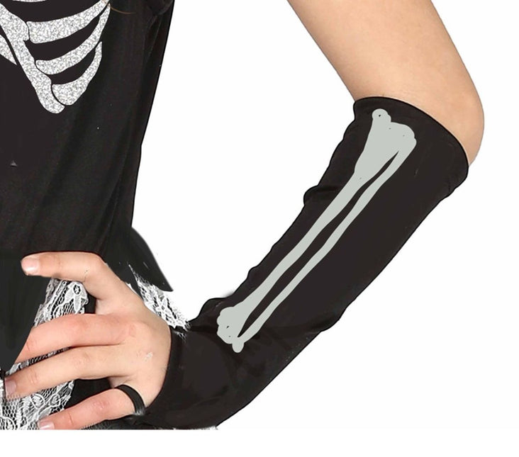 Skelet Halloween Kostuum Meisje van Fiestas Guirca koop je bij Partywinkel