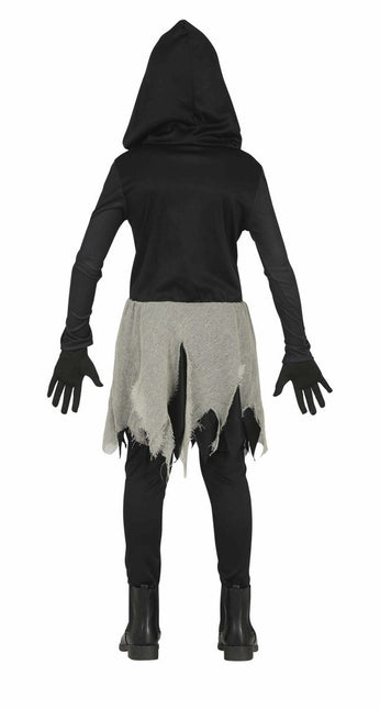 Skelet Halloween Kostuum Meisje Zwart van Fiestas Guirca koop je bij Partywinkel