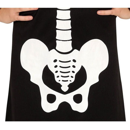 Skelet Halloween Kostuum Meisje Zwart Wit van Fiestas Guirca koop je bij Partywinkel