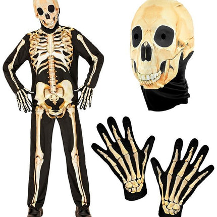 Skelet Kostuum 4 delig van Widmann koop je bij Partywinkel