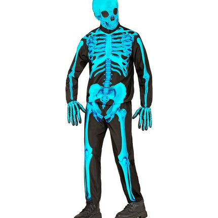 Skelet Kostuum Kind Neon van Widmann koop je bij Partywinkel