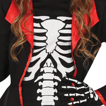 Skelet Kostuum Zwart Wit Meisje van Fiestas Guirca koop je bij Partywinkel