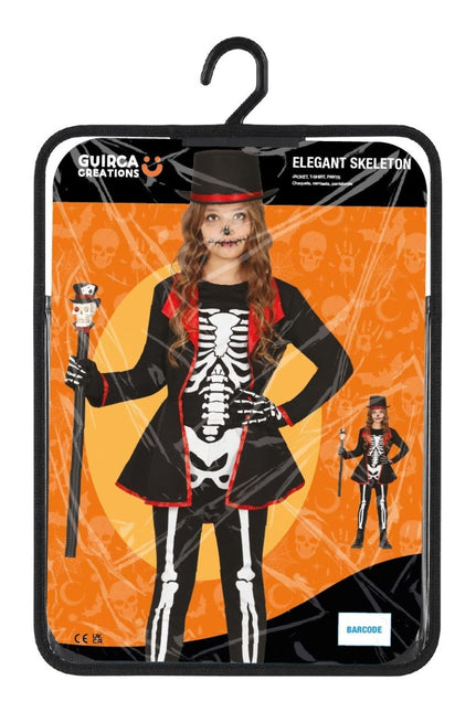 Skelet Kostuum Zwart Wit Meisje van Fiestas Guirca koop je bij Partywinkel