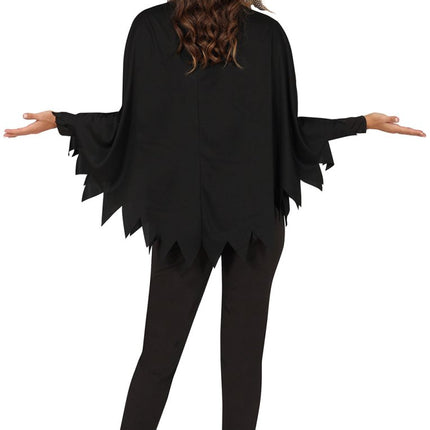 Skelet Poncho Zwart van Fiestas Guirca koop je bij Partywinkel
