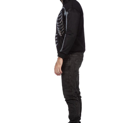 Skelet Vest Zwart Heren Strass van Wilbers & Wilbers koop je bij Partywinkel