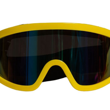 Ski Bril Geel van Partychimp koop je bij Partywinkel