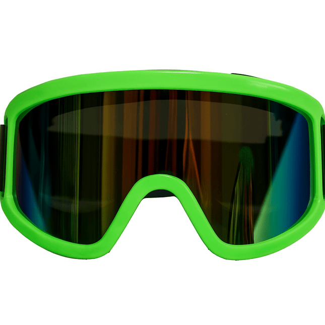 Skibril Neon Groen van Partychimp koop je bij Partywinkel