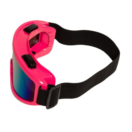 Skibril Neon Roze van Partychimp koop je bij Partywinkel