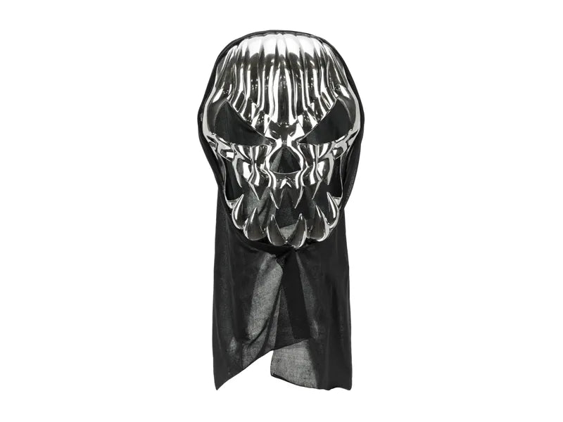 Skull mask, 18.5x24.5cm, mix van Partydeco koop je bij Partywinkel
