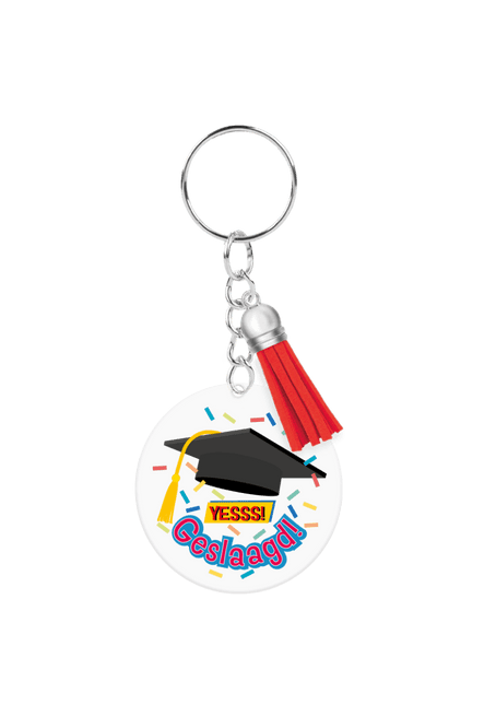 Sleutelhanger Geslaagd van Paper Dreams koop je bij Partywinkel