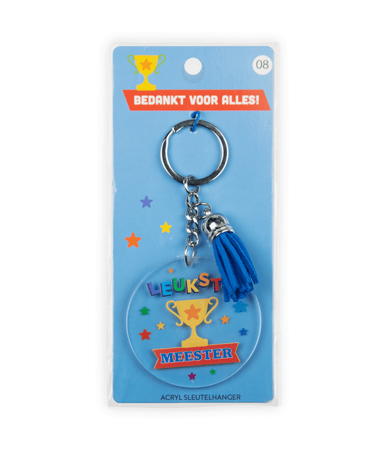 Sleutelhanger Leukste Meester van Paper Dreams koop je bij Partywinkel