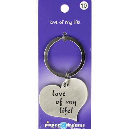 Sleutelhanger Liefde 10cm van Paper Dreams koop je bij Partywinkel