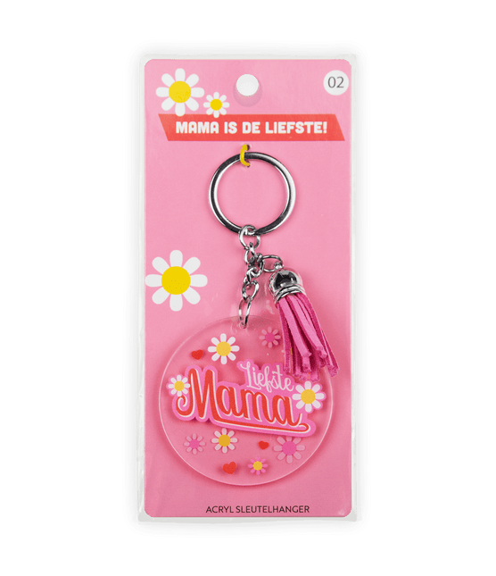 Sleutelhanger Liefste Mama van Paper Dreams koop je bij Partywinkel