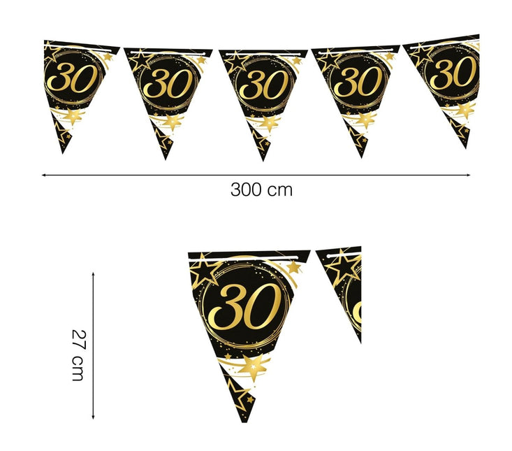 Slinger 30 Jaar Papier 3m van Fiestas Guirca koop je bij Partywinkel