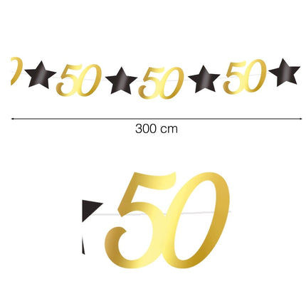 Slinger 50 Jaar 3m van Fiestas Guirca koop je bij Partywinkel