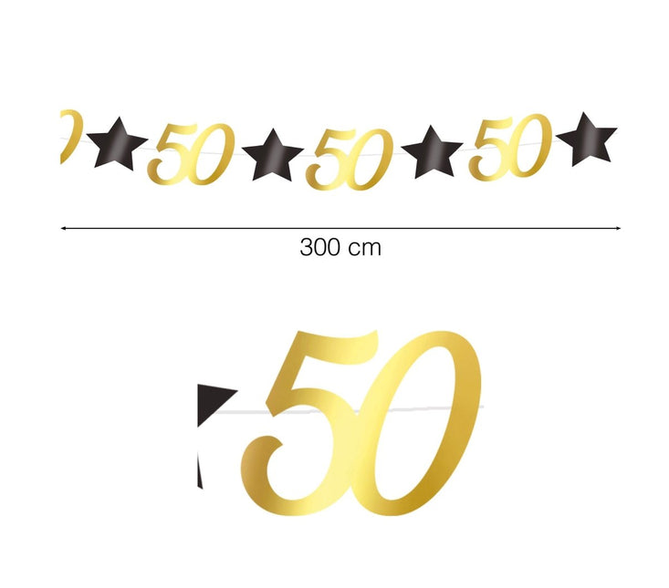 Slinger 50 Jaar 3m van Fiestas Guirca koop je bij Partywinkel