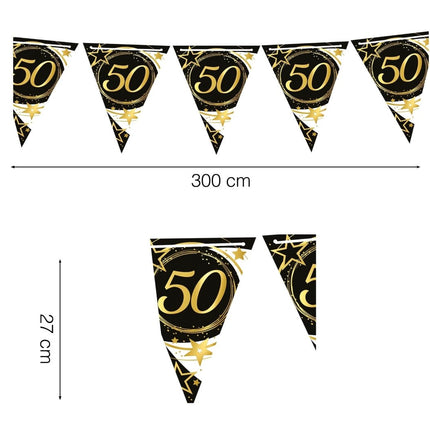 Slinger 50 Jaar Papier 3m van Fiestas Guirca koop je bij Partywinkel