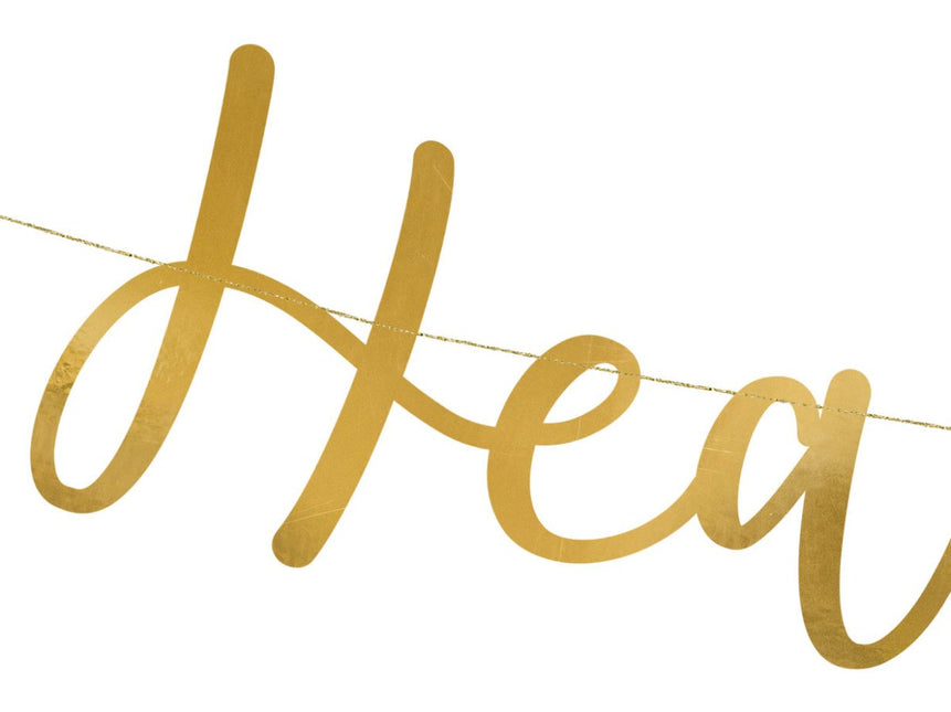 Slinger Heaven Sent Goud 85cm van Partydeco koop je bij Partywinkel