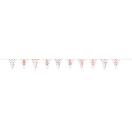 Slingers 16 Jaar Rose Goud 2,74m van Unique koop je bij Partywinkel
