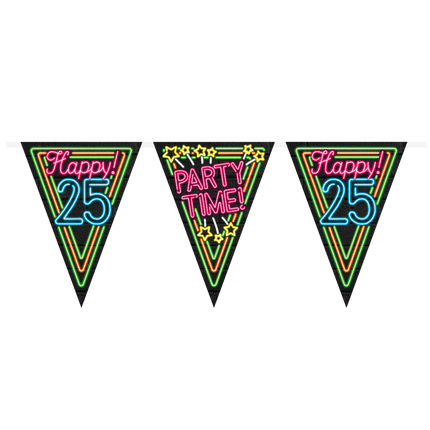 Slingers 25 Jaar Neon 10m van Paper Dreams koop je bij Partywinkel