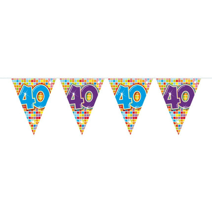 Slingers 40 Jaar Mini 3m van Folat koop je bij Partywinkel